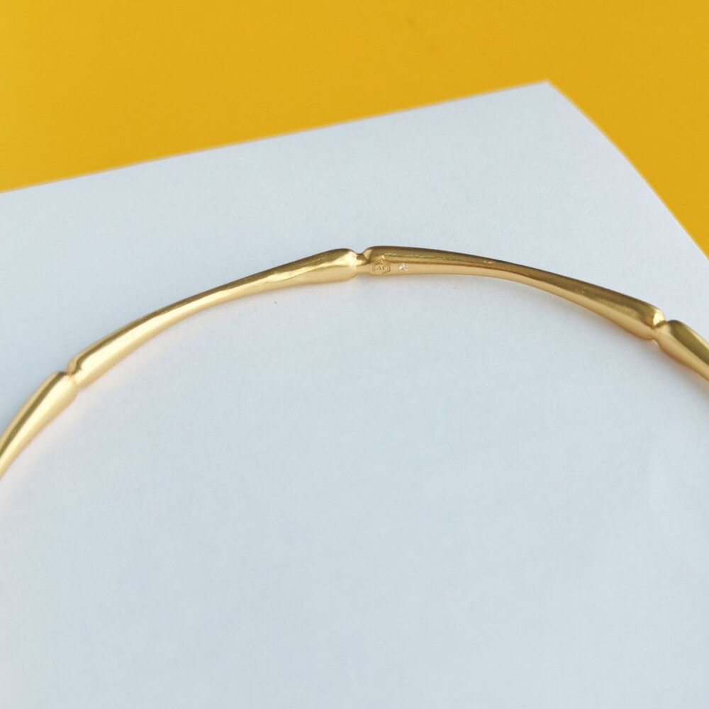 Bamboo Gold Bamboo Bracelet by Julie Vos - Picture 3 of 3